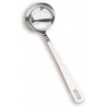 CAZO PEQUEÑO DE SERVIR DE ACERO INOX 8 CM